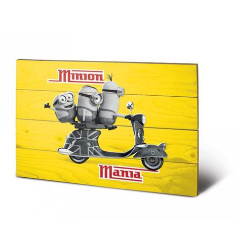 Minion Mania Minions Wooden Wall Art (40cm x 59cm) £39.99